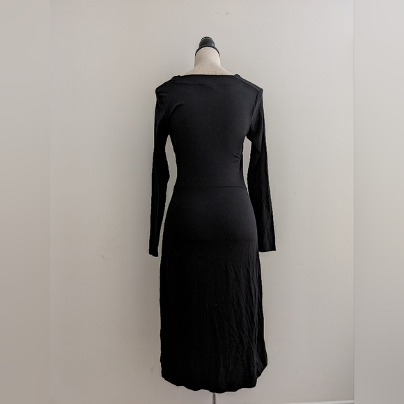 Like new sz S Boob Design black v-neck nursing dress - Picture 6 of 11